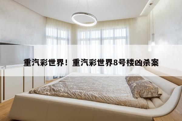 重汽彩世界！重汽彩世界8号楼凶杀案